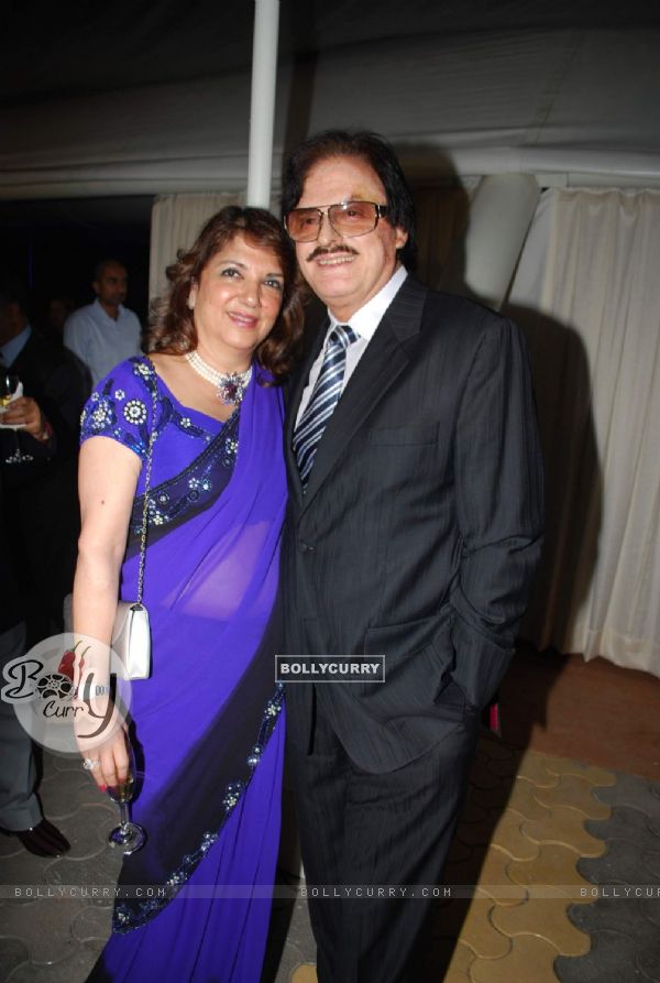 Sanjay Khan with wife at Lalit Intercontinental Anniversary