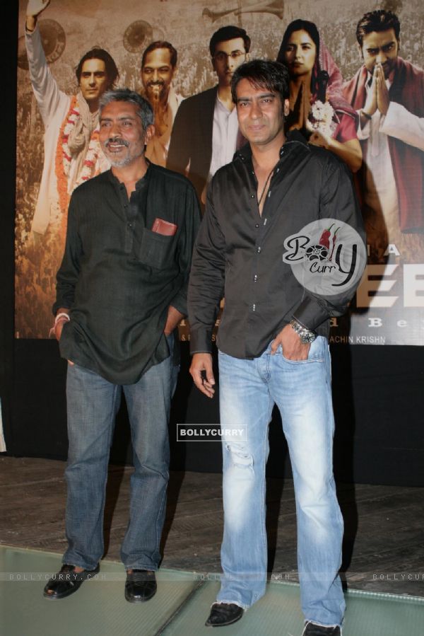 Ajay Devgan at a press meet of film "Rajneeti" in Mumbai (82411)