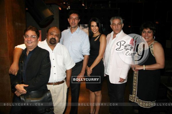 Vinay Pathak, Rajat Kapoor and Neha Dhupia at a press meet of film "Raat Gaye Baat Gaye" at Magic, Worli