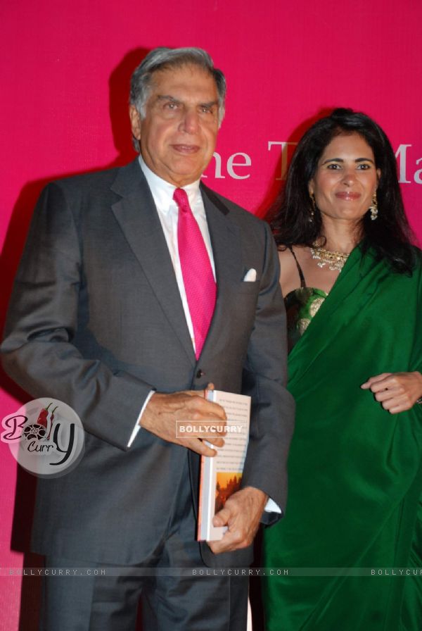 Ratan Tata and Shobha De at the launch of book India With Love at Taj Hotel