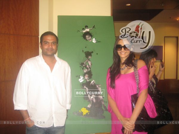 Sonam Kapoor and Vipul Salvi at his "Art Brunch" at JW Marriott