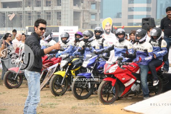 Ranbir Kapoor at the Big Adda Yamaha Bike Rally