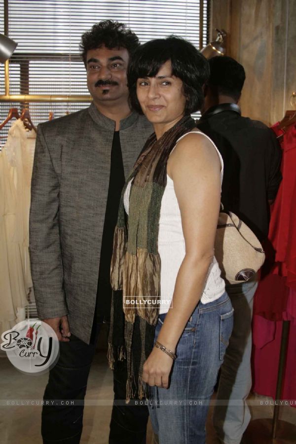 Wendell Rodricks and Kitu Gidwani at the graces Resort collection preview