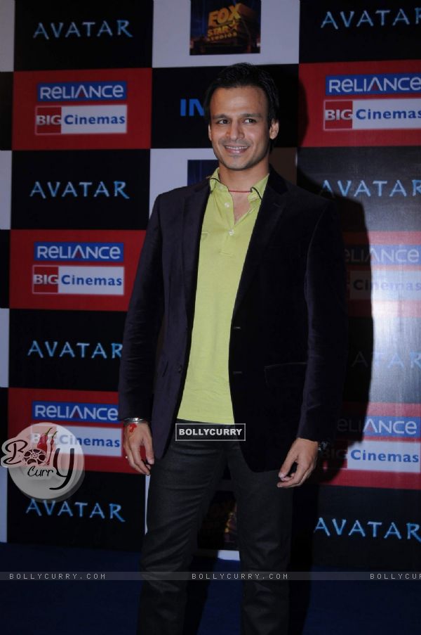 Bollywood actor Vivek Oberoi at the premier of Hollywood movie "Avataar" at INOX