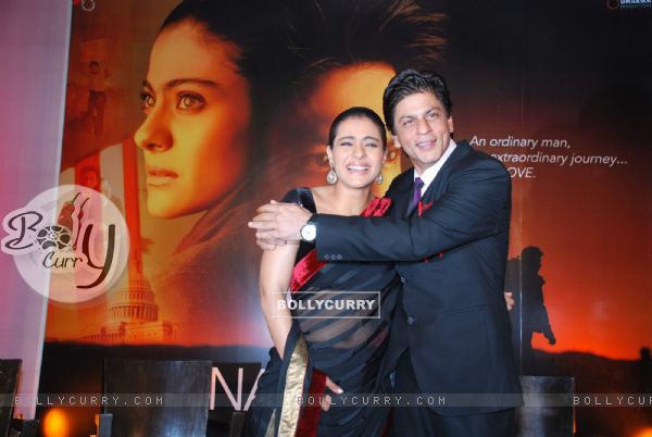 My Name Is Khan : Event Photo Gallery : Bollywood actors Shah Rukh Khan and  Kajol at 