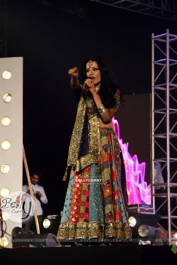 Celina Jaitley performs at country club bash