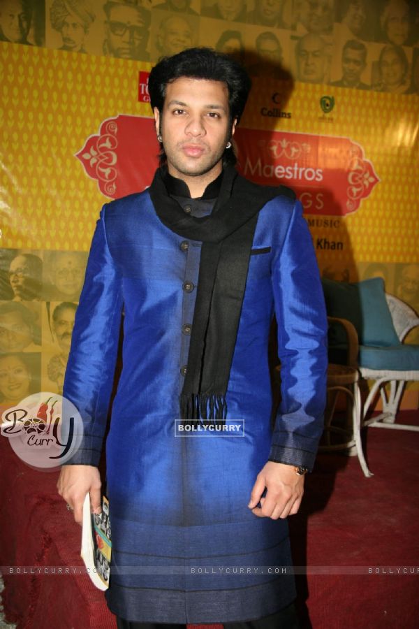 Ayaan Ali Khan''s at book launch of "50 Maestros Recordings" at Olive