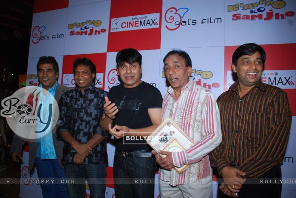 Sunil Pal at Bhavnao Samja Karo film premiere at Cinemax