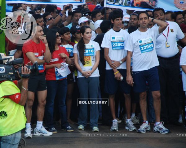 Bollywood actors Rahul Bose and Konkona Sen Sharma at Marathon High Res in Mumbai