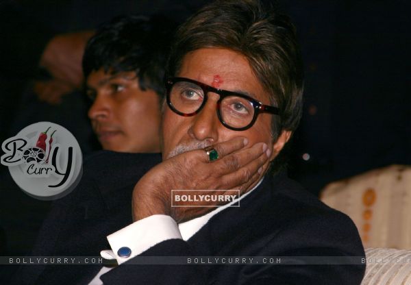 Bollywood star Amitabh Bachchan in New Delhi to promote his film'' ''''Rann'''' on Tuesday 19 jan 2010 (84121)