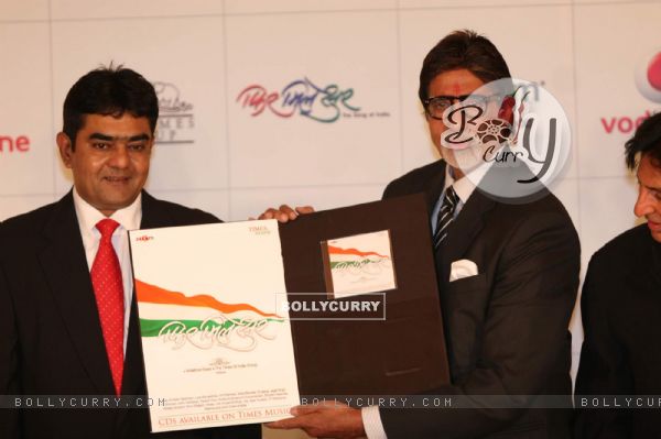 Bollywood Actor Amitabh Bachchan at the launch of album Phir Mile Sur