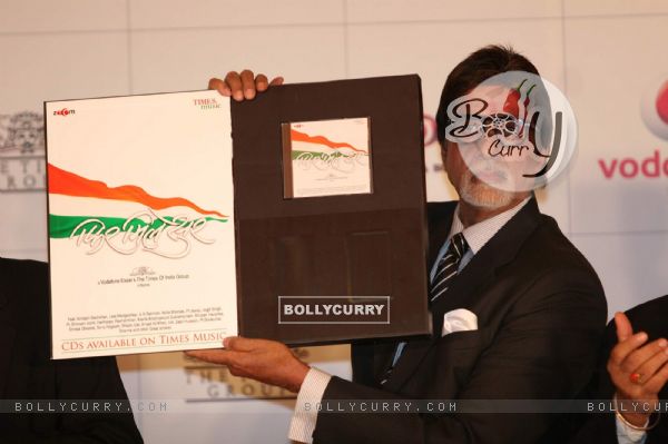 Bollywood Actor Amitabh Bachchan at the launch of album Phir Mile Sur