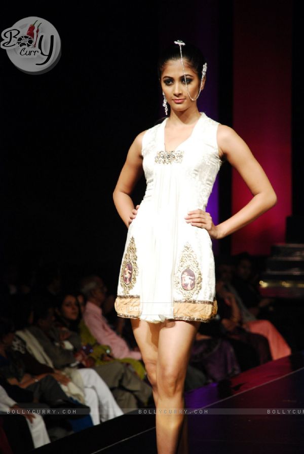 Model walks the ramp for top designers on Source Show at Grand Hyatt