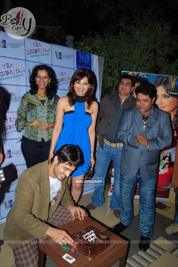 TV actress Deepshikha at the launch of movie "Dooriyan" at H2O in Mumbai