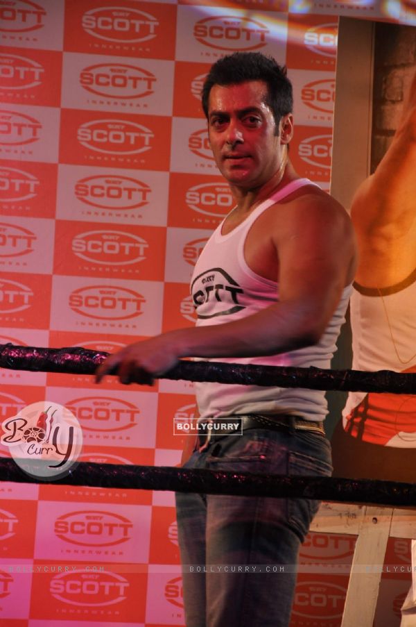 Salman Khan lunches Dixcy Scott innerwear at Mehboob studios