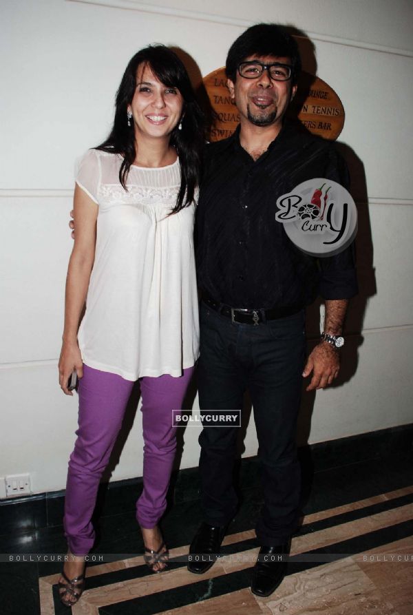 Arzaan Khambatta with wife at Alchemy Show of LS Raheja Technical Institute at Raheja Classique