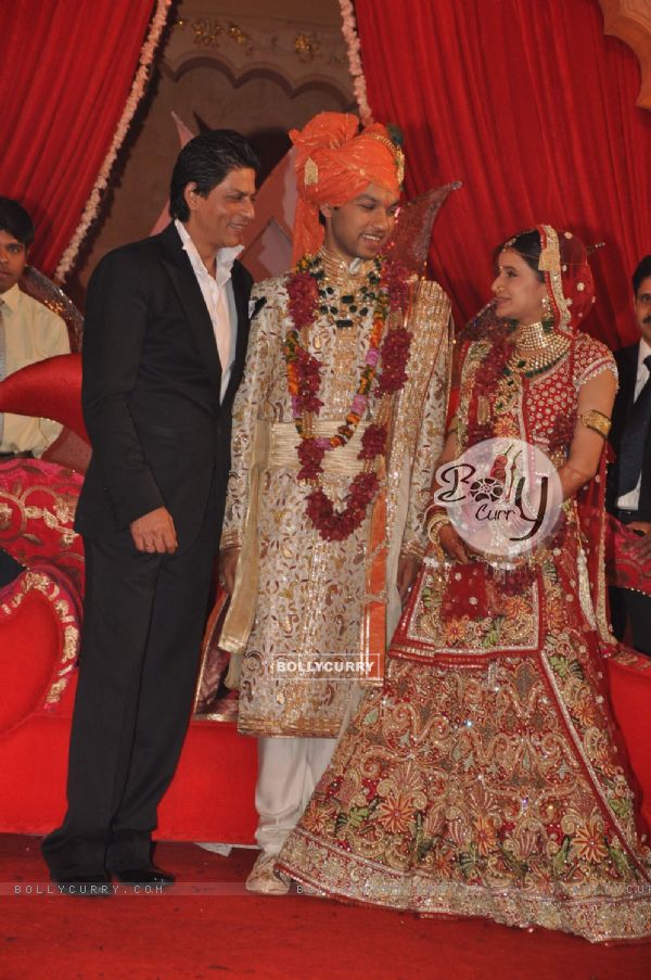 Shah Rukh Khan at Saurabh Dhoot and Radhika Singal''s wedding