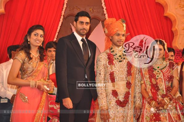 Abhishek Bachchan at Saurabh Dhoot and Radhika Singal''s wedding