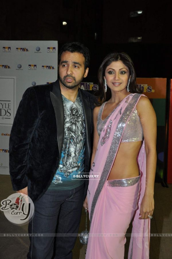 Shilpa Shetty and Raj Kundra at Hot : DNA After Hours Style Awards
