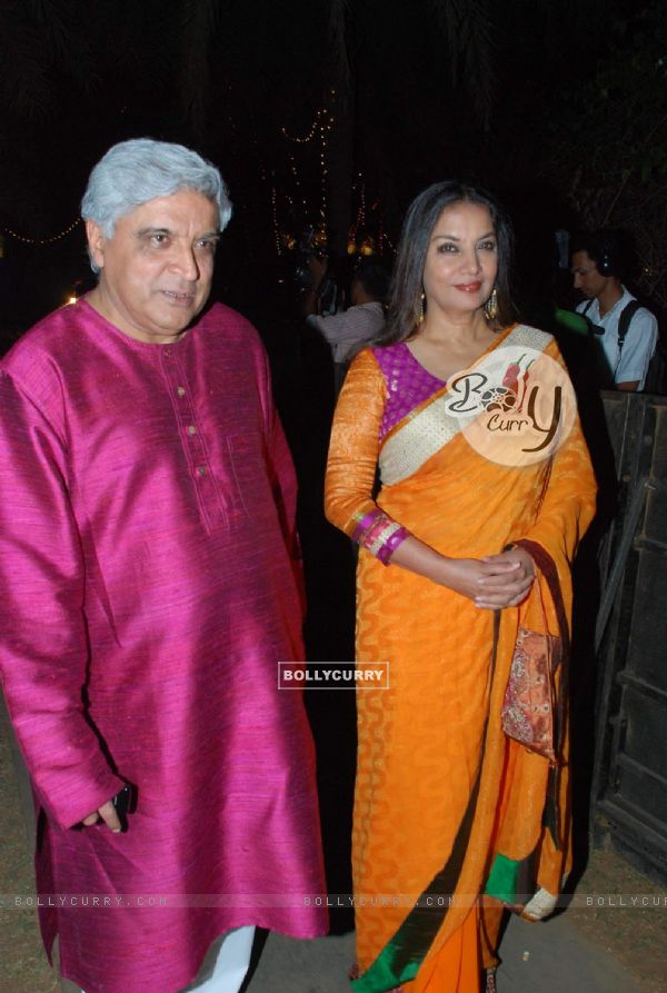 Javed Akhtar and Shabana Azmi at GR 8 Women Awards in ITC Grand Maratha
