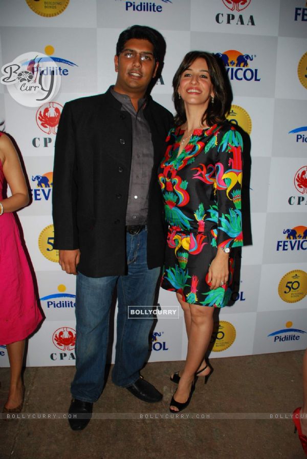 Deve Jolly with Perizaad Zorabian at CPAA Shaina NC show presented by Pidilite at Lalit Hotel