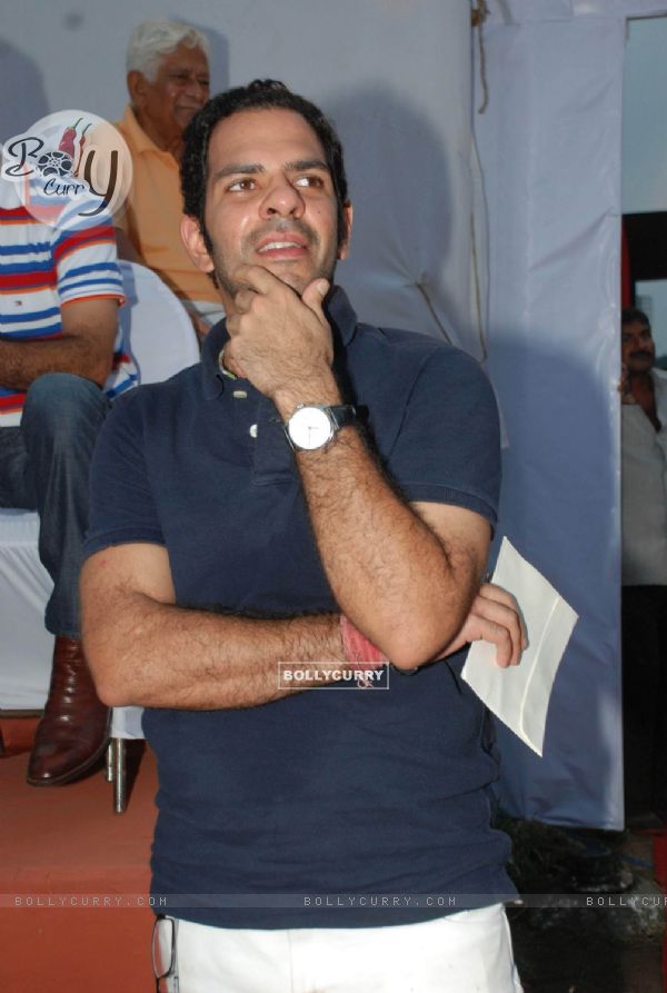 Sanjay Kapoor at India - England polo match
