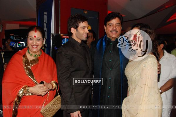 Shatrughan Sinha, Poonam Sinha, Luv Sinha and Hema Malini at Saadiyan film premiere