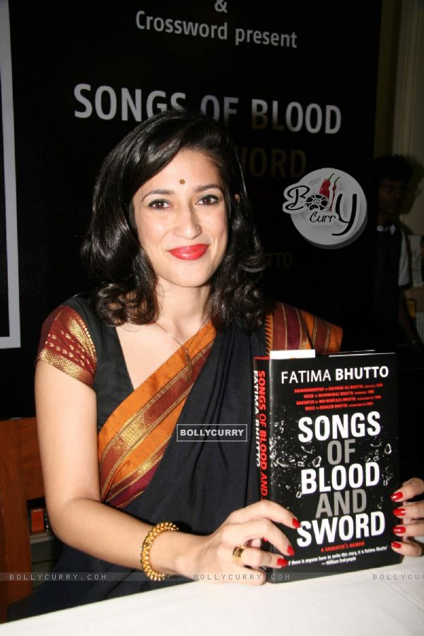 Benezir Bhutto''s niece Fatima Bhutto at the launch of her new book Songs