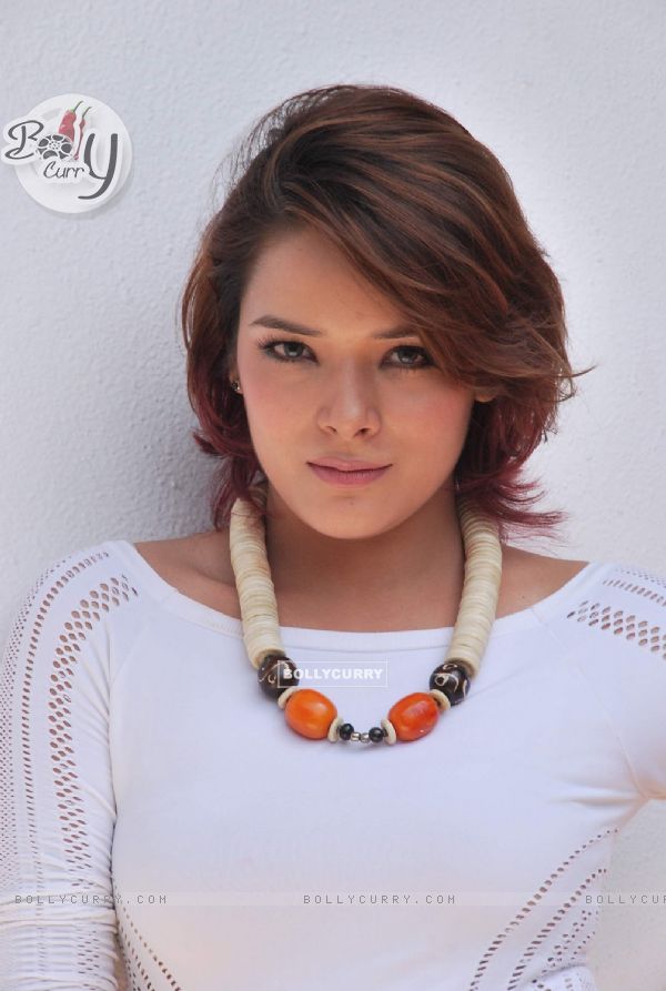 Bollywood actress Udita Goswami at the photo shoot of her upcoming film "Chase" in Blue Waters