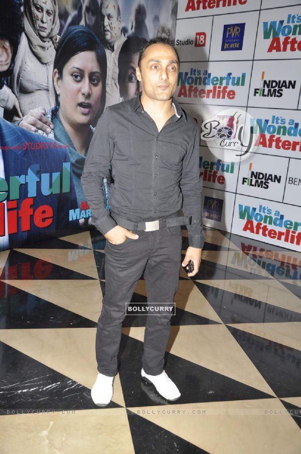 Bollywood actor Rahul Bose at the premier of "It''s Wonderful Afterlife" at PVR, Juhu