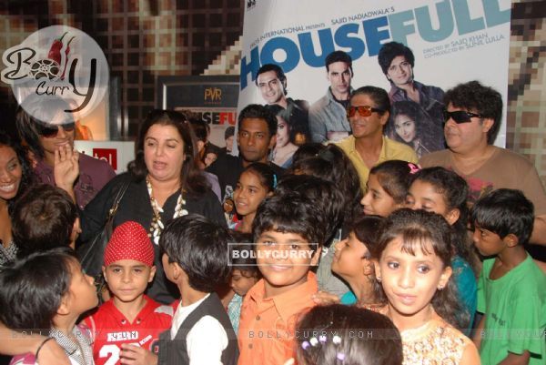 Faarah Khan hosts a special screening Housefull for kids at PVR Juhu (87706)