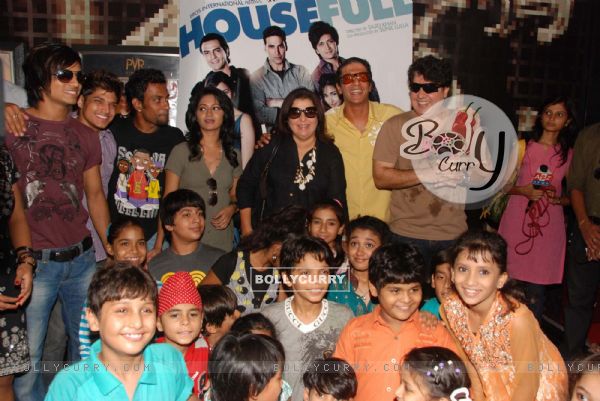 Faarah Khan hosts a special screening Housefull for kids at PVR Juhu