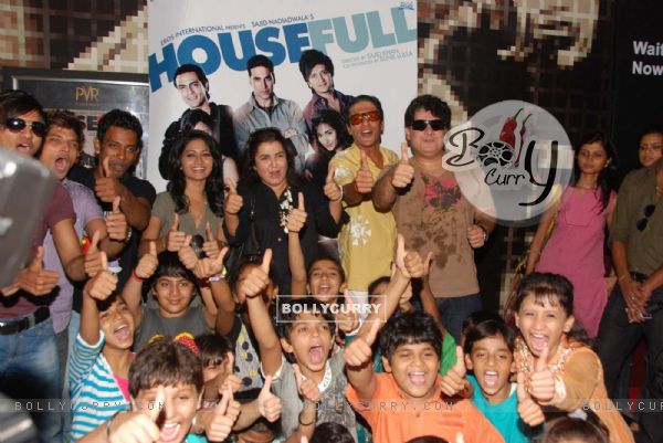 Faarah Khan hosts a special screening Housefull for kids at PVR Juhu