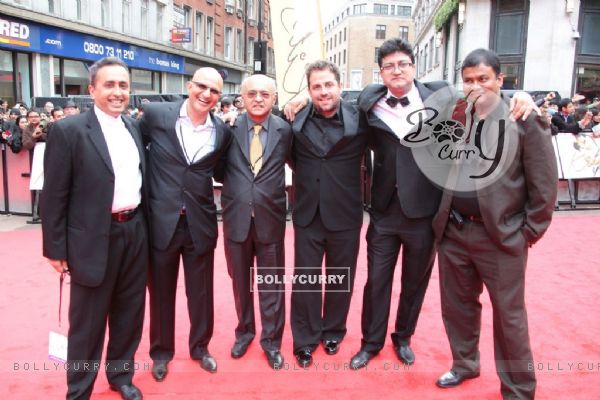 Sanjeev Lamba, Stuart Ford, Amit Khanna, Brett Ratner and Prasoon Joshi at London Premiere of Kites (87746)