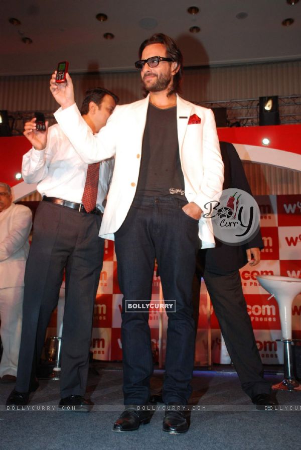 Saif Ali Khan at the launch of Wyncom mobile at Trident hotel in Mumbai