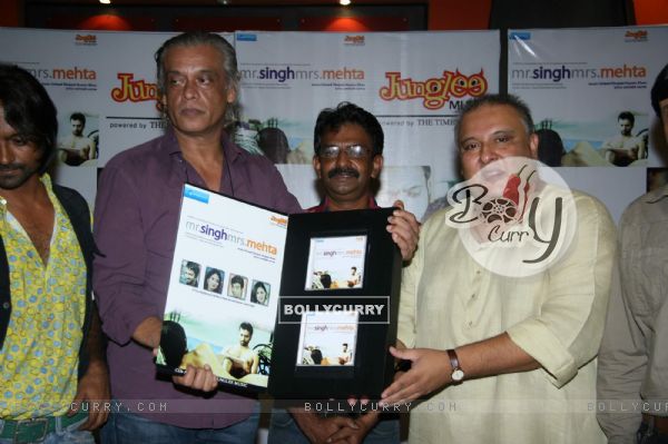 "Mr Singh Mrs Mehta" film music launch at Landmark