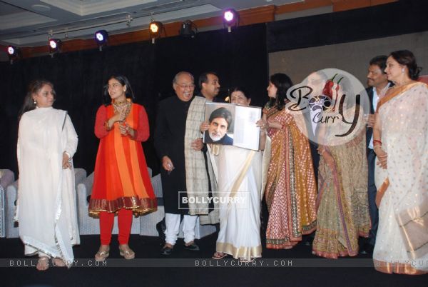 Jaya Bachchan, Kajol, Lata Mangeshkar and Hema Malini at the launch of Gautam Rajadhyaksha''s book ''Chehere'' launch at JW Marriott