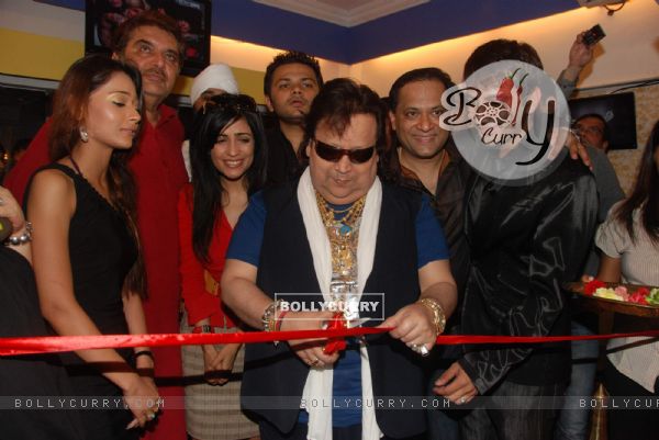 Bappi Lahiri at the launch of Tvam-da Luxury Lounge at Andheri