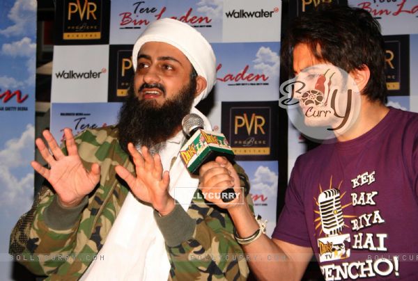 Press-meet to promote their film ''Tere Bin Laden'', in New Delhi