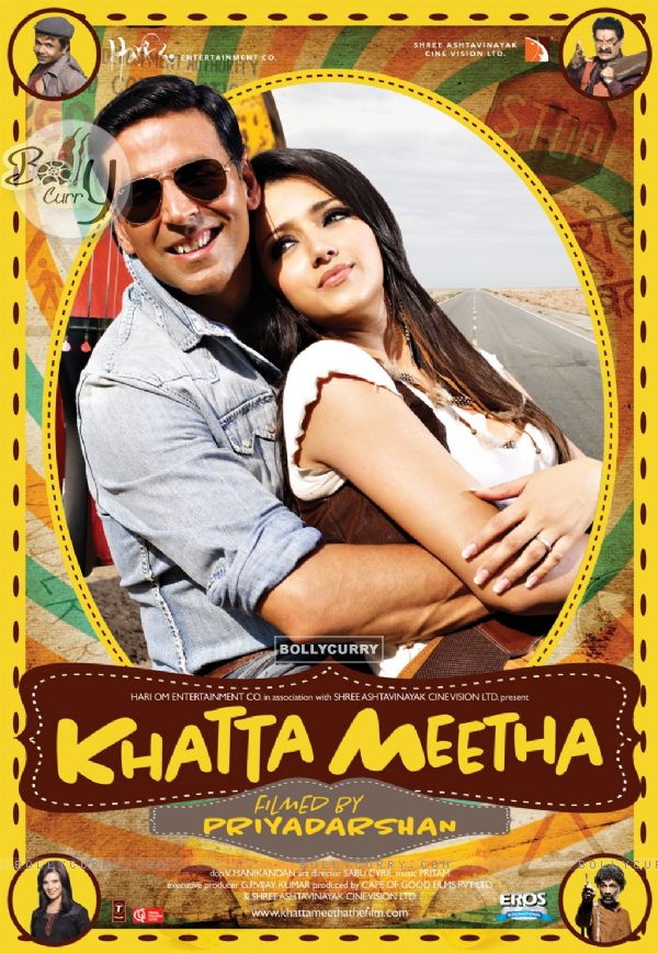 Khatta Meetha(2010) movie poster with Akshay and Trisha (89530)