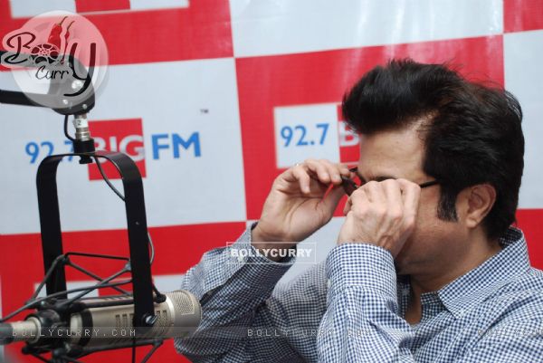 Bollywood Actor Anil Kapoor addresses media during his visit at 927 Big FM for promotion of the upcoming film (90434)