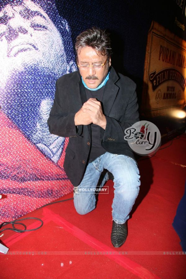 Jackie Shroff at Dev Anand''s Guide film screening at PVR, Goregaon