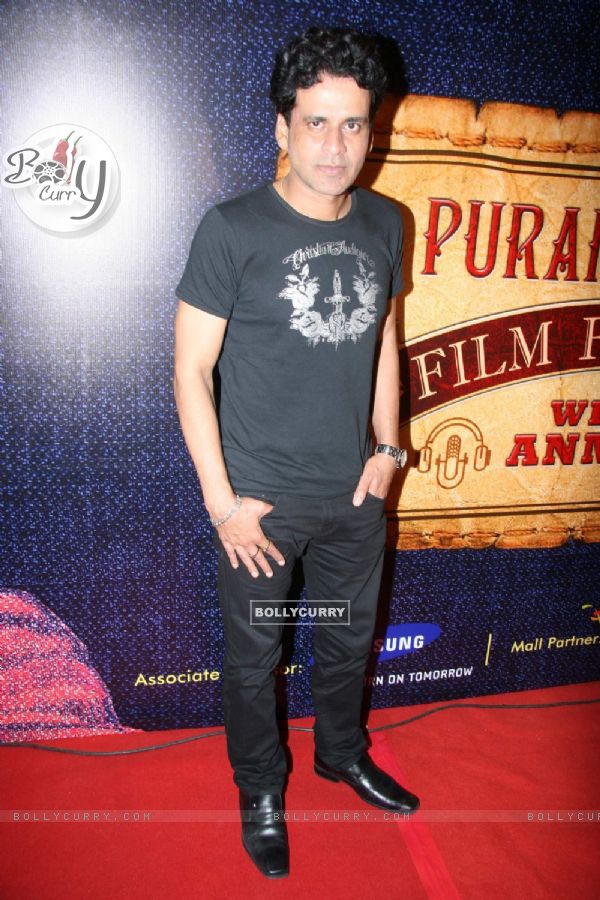Manoj Bajpai at Dev Anand''s Guide film screening at PVR, Goregaon