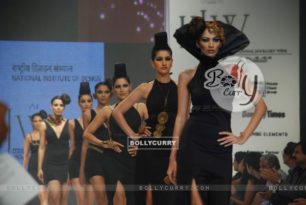 Five students from the National Institute of Design created magic on the ramp with brilliant collections at the India International Jewellery Week