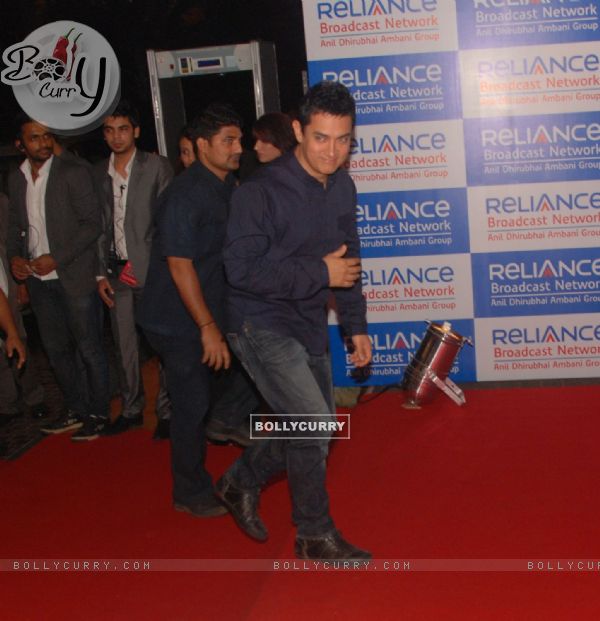 Aamir Khan at Reliance bash at JW Marriott