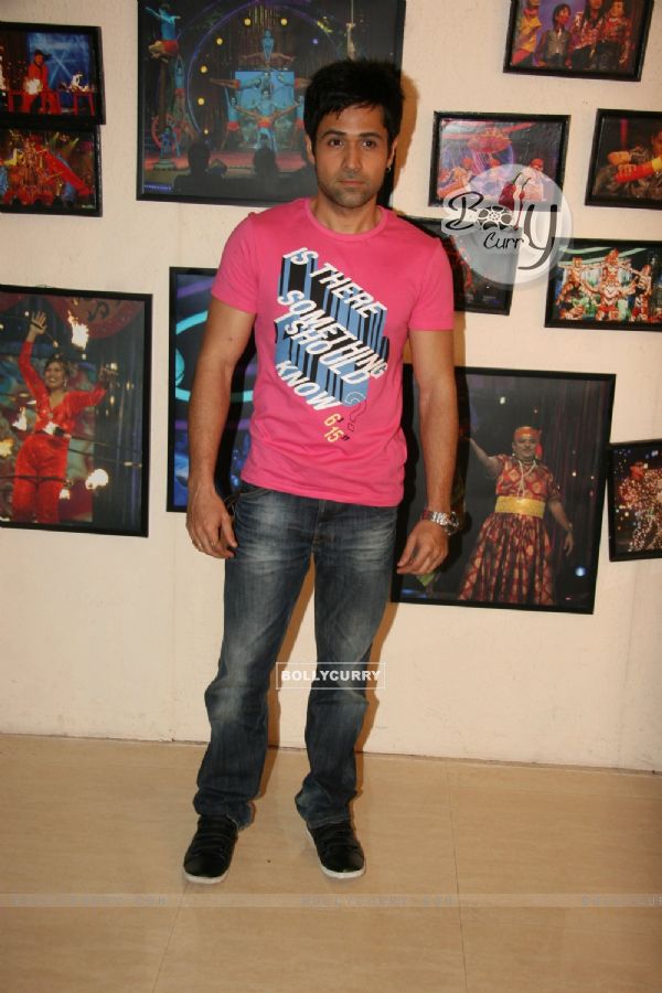 Emraan Hashmi on the sets of 'Entertainment Ke Liye Kuch Bhi Karega' at Yashraj Studio in Mumbai on Wednesday Evening