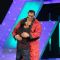 Salman gives WWE Superstar The Great Khali a hug