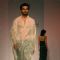 A model showcasing a designer Wendell Rodricks,s creation at the Wills Lifestyle India Fashion Week-Spring summer 2011,in New Delhi on Sunday
