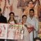 Big B unveils Abhishek Bachchan-Deepika Padukone starrer KHJJS music album at Powai