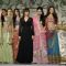 Models with designers Neeta Lulla at Aamby Valley India Bridal Week day 2